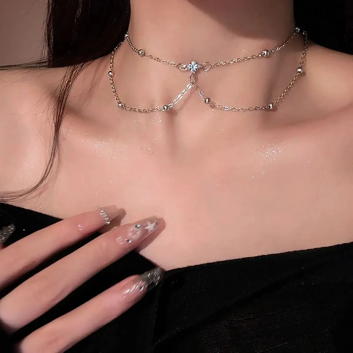 Sexy Aesthetic Multi-layer Spa - Layered Pendant Necklace Aesthetic 评论和价格