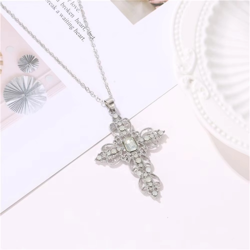 2-piece Y2K double-layer neckl - Layered Pendant Necklace Aesthetic 评论和价格