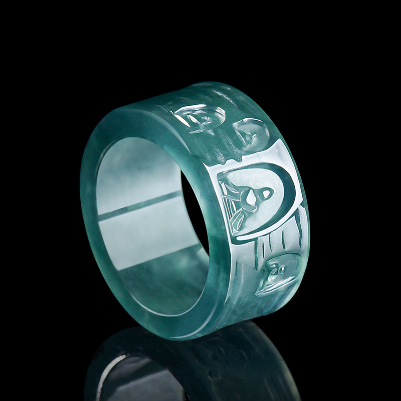 Natural Burmese Jadeite Buddha - Rings 评论和价格