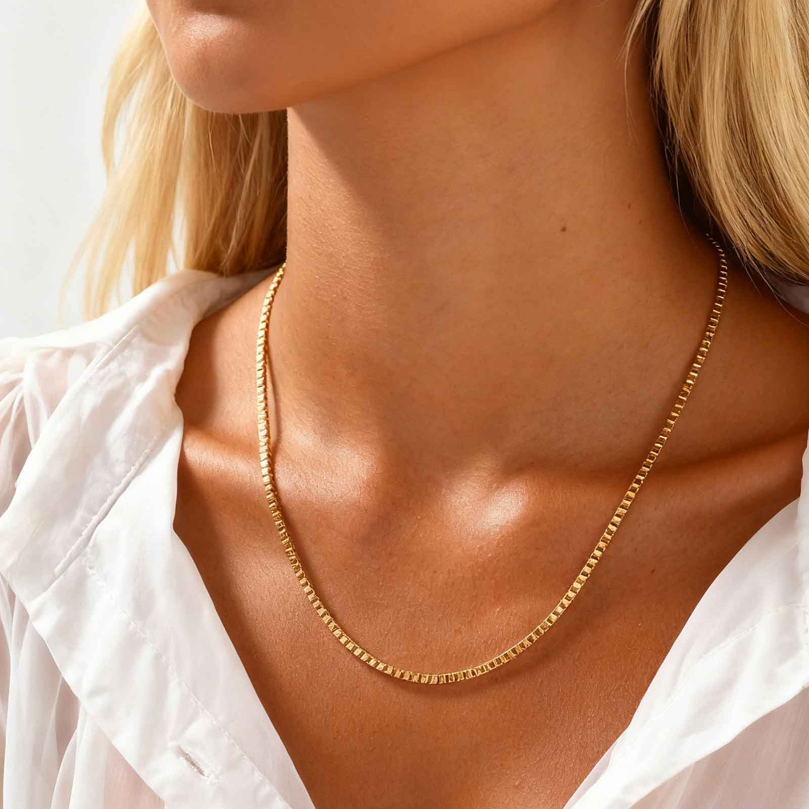 1/2/3MM Thin Chain Necklace fo - Cuban Link Chain 12Mm 评论和价格