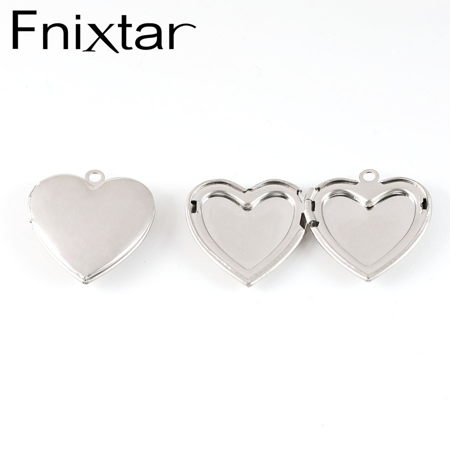 Fnixtar Love Heart Photo Frame - Heart Locket Necklace Photo 评论和价格
